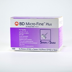 Иглы BD Micro-Fine Plus (Микро-Файн Плюс) 5,0 мм 31G №100