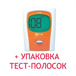 Глюкометр КлеверЧек TD-4209 + упаковка тест-полосок
